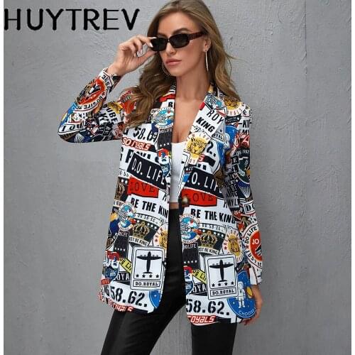Женские пиджаки Huytrev China At AliExpress