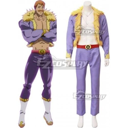 The Seven Deadly Sins: Kamigami no Gekirin Escanor Uniform Suit Adult Halloween Outfit Set Party Suit Cosplay Costume E001
