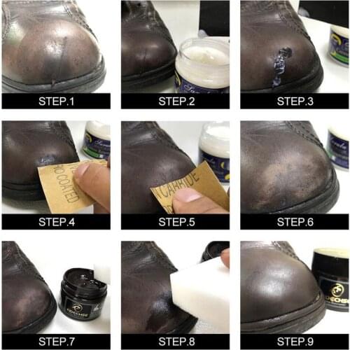 Leather Repair Cream Vinyl Car seat Restoration Kit Scratch Cracks Rips Holes Sofa Coats polishing paste Color Repair agent