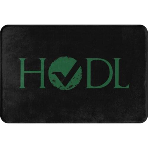 Vertcoin Crypto Miners Bathroom Mat HODL Doormat Kitchen Carpet Entrance Door Rug Home Decor