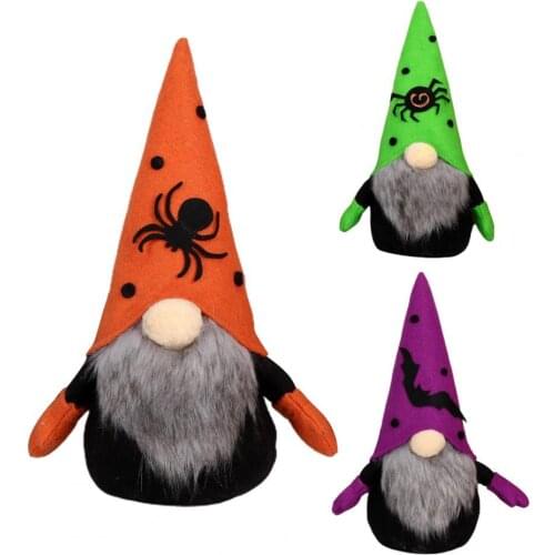 3 Colors Creative Faceless Doll Gnome Dwarf Design Festival Accessories Fabric Halloween Faceless Cartoon Dwarf Dolls for Home