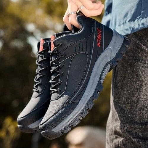 New Arrival Men Hiking Shoes Durable Waterproof Climbing Shoes Anti-slip Trekking Boots for Men Sneakers Hunting Tactical Shoes