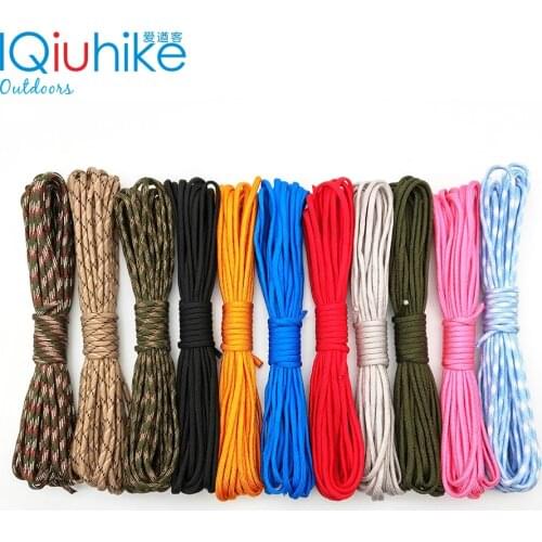 5 Meters Dia.4mm 7 stand Cores Paracord for Survival Parachute Cord Lanyard Camping Climbing Camping Rope Hiking Clothesline
