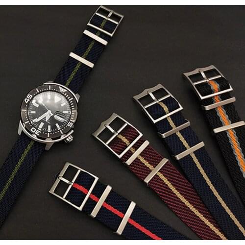High-Grade Nylon Material Replacement Braided Nylon NATO Watch Bands For Tudors Adjustable Nylon Strap