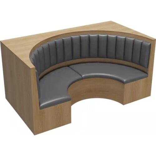 Modern American Coffee Milk Tea Shop Tables and Chairs Round chair Restaurant Wall Card Combination Sofa restaurant Furniture