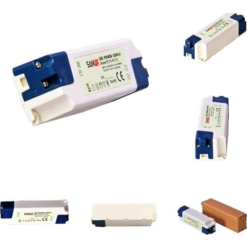 High Quality SANPU Mini Size Plastic Lighting Transformer 12V 24V 15W 35W 60W LED Driver For LED Strip CCTV Camera Power Supply