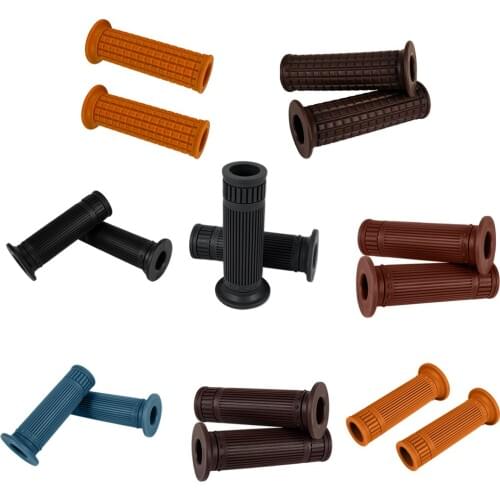 Replacement 1'' 25mm Motorcycle Hand Grips, Antiskid Handlebar Soft Rubber Bar End Hand for Universal Motorcycle Dirt Bike