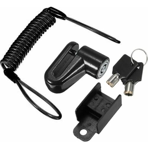 Bike Scooter Disc Brake Lock Disc Brakes Wheels Locker Anti-theft Steel Wire Lock Reminder Cable Motorcycle Accessories
