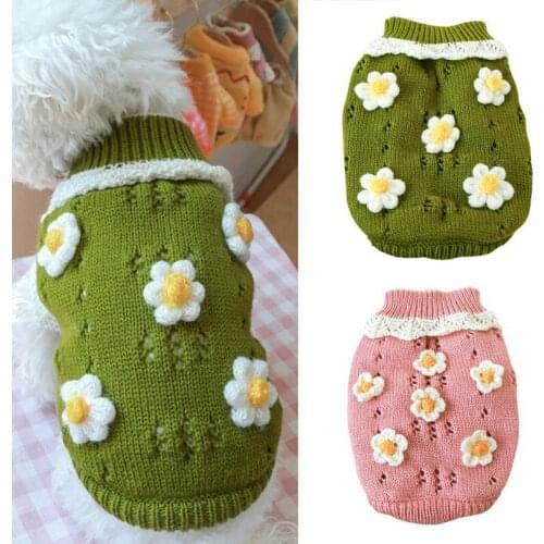 Winter Warm Dog Clothes Puppy Pet Cat Apparel Sweater Jacket Coat Knit Clothes For Cold Weather For Small Medium Dogs Chihuahua