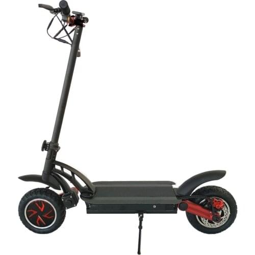 10 Inch Tire Foldable Dual Drive Scooter Dual Motor Cross Country Electric Pedal Scooter