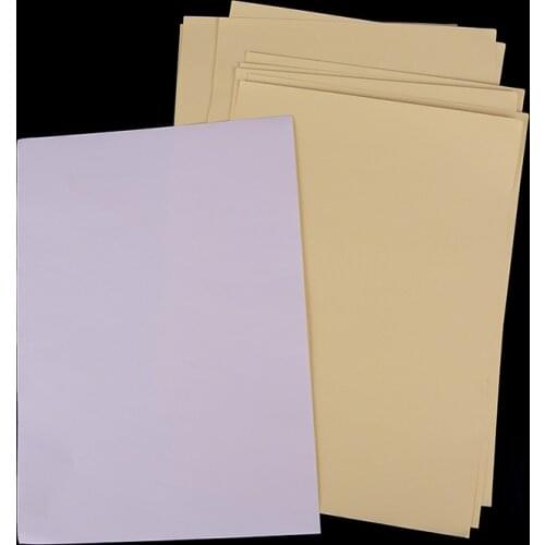 10pcs/set Self Adhesive Sticker Label 210mmx297mm A4 Glossy & Matt Kraft Adhesive Sticker for Printer Copier Craft Paper