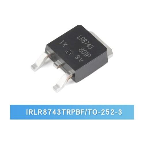 10pcs/lot IRLR8743TRPBF IRLR8743 LR8743 TO-252 new original