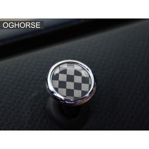 2Pcs Carbon Fiber Zinc Alloy Door Lock Pin For MINI Cooper S One JCW R53 R55 R56 R57 R58 R59 R60 R61 F54 F55 F56 F57 Accessories