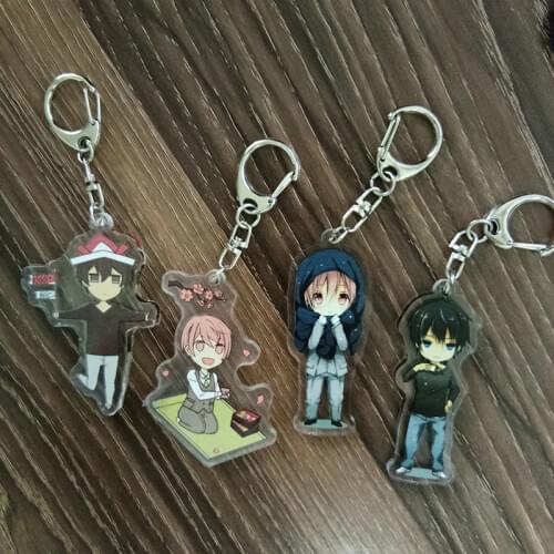 4pcs/set fujoshi Comic Keychain Ten Count 10 count Takarai Rihito Riku Kurose tadaomi shirotani Tadaomi Keychain Keyring Pendant