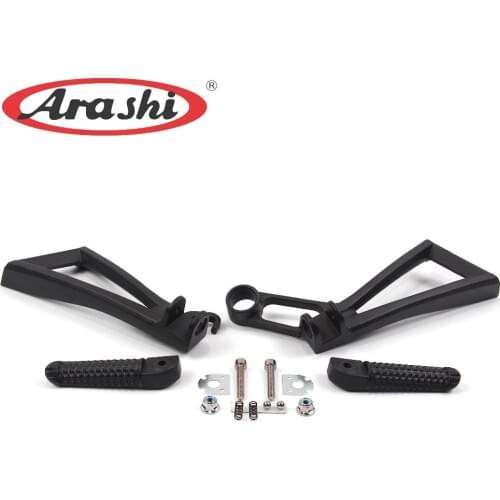 Arashi 1 Set For YAMAHA YZF R6S 2006 2007 2008 2009 2010 Footrest Rear Foot Pegs Rear Set Motorcycle Bracket Passenger YZF-R6S