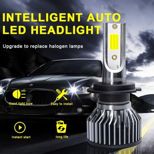 Car Headlight Bulb H1 H3 H4 H7 H11 9005 9006 LED Bulb 36W 9-24V 5000LM Headlamp 6000K White IP68 Waterproof Car Accessories