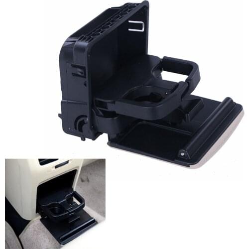 Car Rear Central Drink Holder Fit For VW Jetta MK5 Golf GTI Beige Rabbit