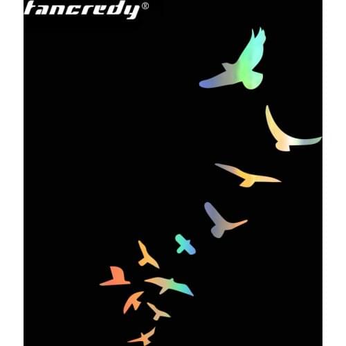 Car Styling Flying Birds Sticker Vinyl Car Bumper Body Window Stickers and Decals External Auto External Decorations Accessories