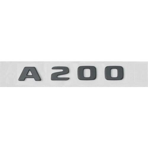 Black Trunk Letters Number FOR A 200 Emblems Badges for Mercedes Benz A200 2017