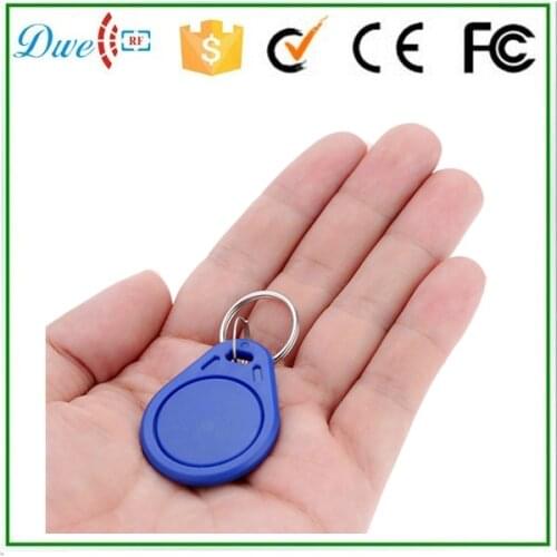 DWE CC RF Free shipping 100pcs per lot 125khz em id access control key chain tag for door system