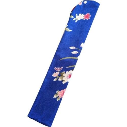 Elegant Folding Hand Fan Bag Holder Dustproof Protector Pouch Case Cover Wedding F2TE