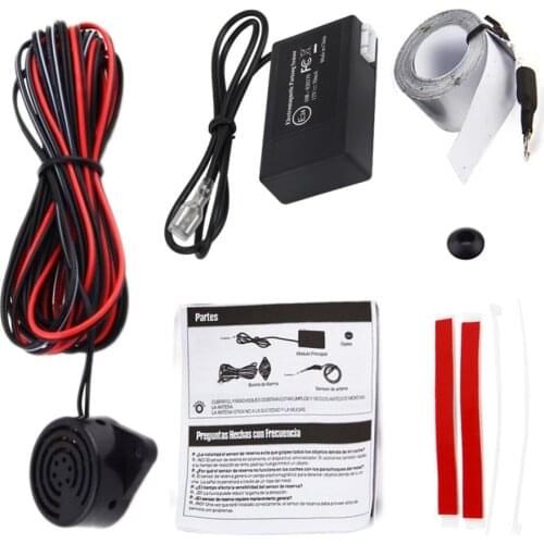 Electromagnetic Auto Car Parking Sensor Reversing Reverse Backup Radar With Buzzer Alarm No Drill No Hole Black Car Detector