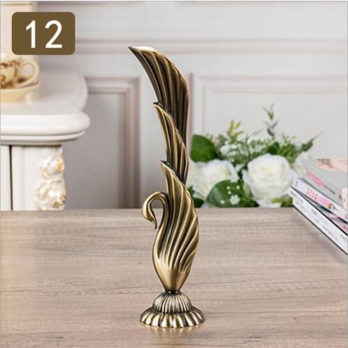 European antique small tabletop metal vases flower vases for homes home decoration accessories plant stand HP091