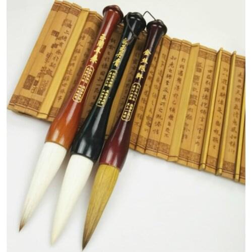 Chinese Calligraphy Brush Pen Chinese Painting Brushes Landscape Watercolor Painting Weasel &Woolen Multiple Hair Brush Pen