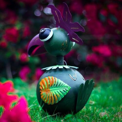 Iron Wrought Bird American Country Garden Statues Sculptures Garden Decoration Outdoor