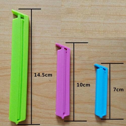 LBER 12x Kitchen Plastic Storage Food Snack Seal Sealing Bag Clips Sealer Clamp S,M,L