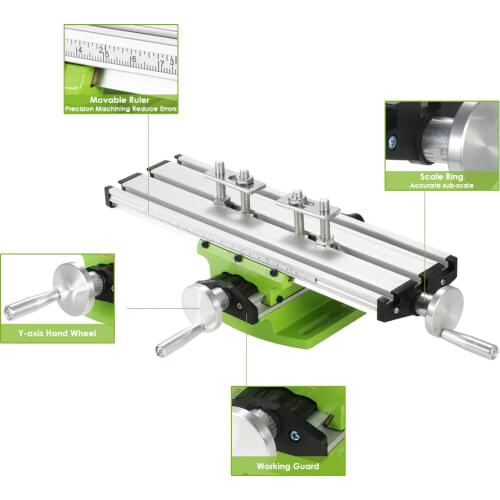 Hot Mini Compound Bench Drilling Slide Table Worktable Milling Working Cross Table Milling Vise Machine for Bench Drill Stand