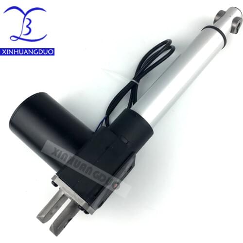Linear Actuator 24V DC Motor Heavy Duty 5000N 500KG 5mm/s Stroke 200mm Electric Load Motor IP54 Al Alloy