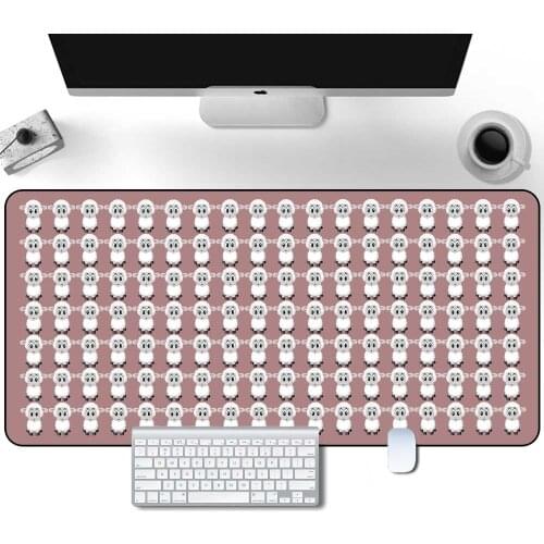 Mairuige Cute Animal Mouse Pad Keyboard Pad Game Pad Desk Pad Anime Carpet Rubber Pad Office Carpet Mouse Pad with Wrist Rest