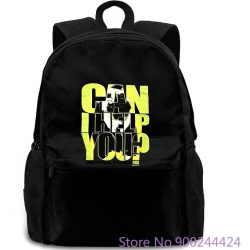 Men In Black MIB Pug Can I Help You Universal . Men S-3xl Casual Brand Plus Size backpack