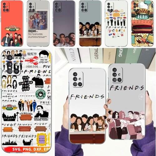 Soft Phone Case For Samsung Galaxy A51 A21s A71 A12 A31 A52 A41 A32 A02s A11 A72 A42 Clear Back Cover Funda Central Perk Friend