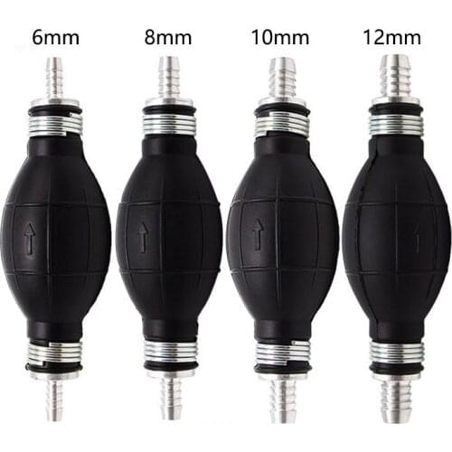 6/8/10/12mm Car Hand Oil Pump Fuel Pump Rubber Manual Liquid Oil Pump Petrol Diesel Primer Bulb for Car Marine Outboard