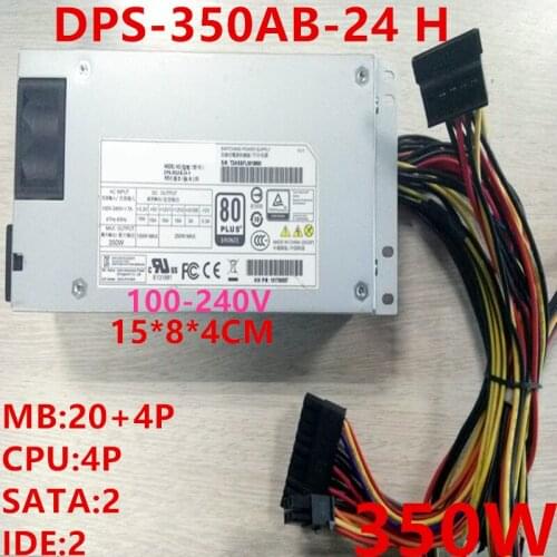 New Original PSU For Hanker AIO DVR NVR Small 1U 350W Power Supply DPS-350AB-24 H
