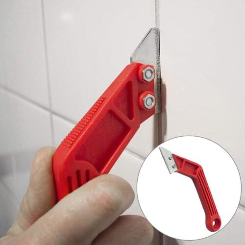 New Type Seam Pick Portable Grout Saw Tungsten Carbide Edge Blade Grout Saw Masonry Tiling Tile Remover Tool Grout Remover
