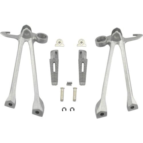 For Suzuki GSXR1000 2009 2010 GSX-R1000 GSXR 1000 09 10 K9 Motorcycle Rear Passenger Foot Pegs Foot rest With Brackets S01