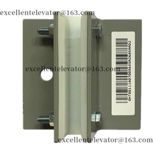 XOA2685AAD2 Elevator Counterweight Guide Shoe L120mm Groove Width 16mm Nylon Use for Otis 1 Pack=4 Pieces