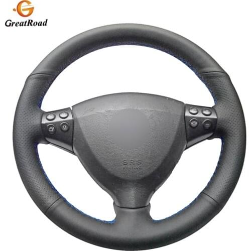 Hand-stitched Black Genuine leather Car Steering Wheel Cover for Mercedes Benz A-Class A160 A180 E-CELL 2009-2012