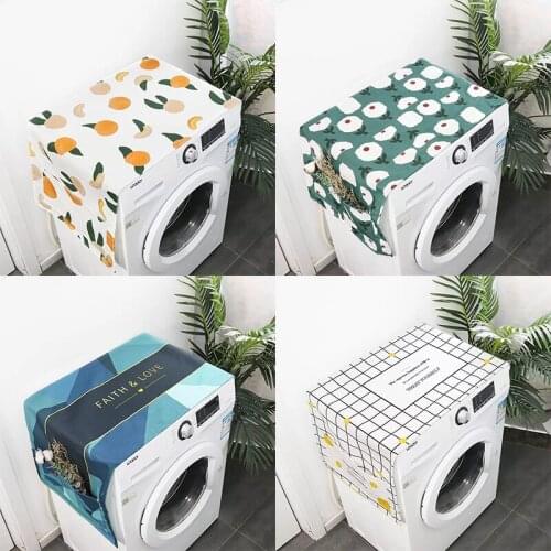 Nordic Simple Multi Purpose Towel Roller Washing Machine Cloth Cover Single Door Refrigerator Cloth Cloth Dust Cover