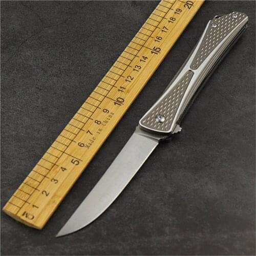 7530 outdoor camping folding knife tactical self-defense EDC tool aus-8 blade high hardness sharp folding knife