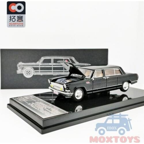 XCarToys 1:64 HongQI CA770 Classic Limousine Black Diecast Model Car