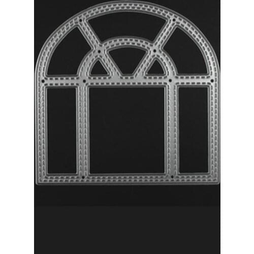 YINISE Metal Cutting Dies For Scrapbooking Stencils WINDOW DIY Cut Paper Album Cards Making Embossing Folder Die Cuts Template