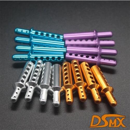 4PCS HSP 108037 188037 Aluminum Car Shell Column Body Mounts 08007 1/10 Upgrade Parts For 94108 94188 94111