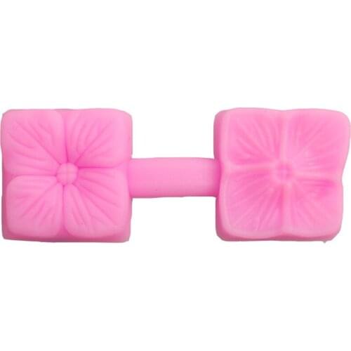 7.5*0.9CM DIY Sugar Craft Cake Vintage Petal Four Leaf Cake Silicone Mold Fondant Mold Cake Decorating Tools Gum Paste Mold