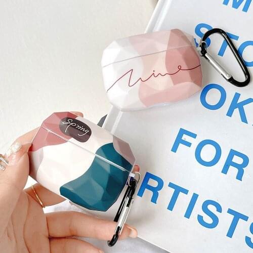 Abstract Shockproof Earphone Case For AirPods 2 Pro Contrast Color Soft Headset Charging Box Protective Cover For Air Pods 3 1