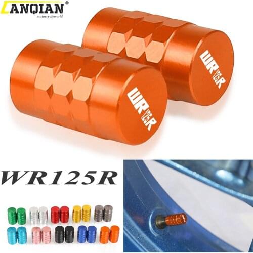 For YAMAHA WR125R WR125 WR 125 R 125R 2012 2013 2014 2015 2016 Motorcycle Accessories Wheel Tire Valve Caps Tyre Rim Stem Covers