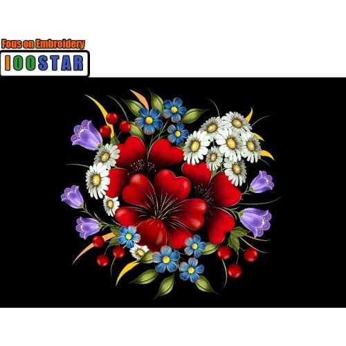 DIY 3D Diamond Fantasy Flower Full Square/Round Diamond painting Full Square Diamond embroidery Cross stitch Stone Decoration